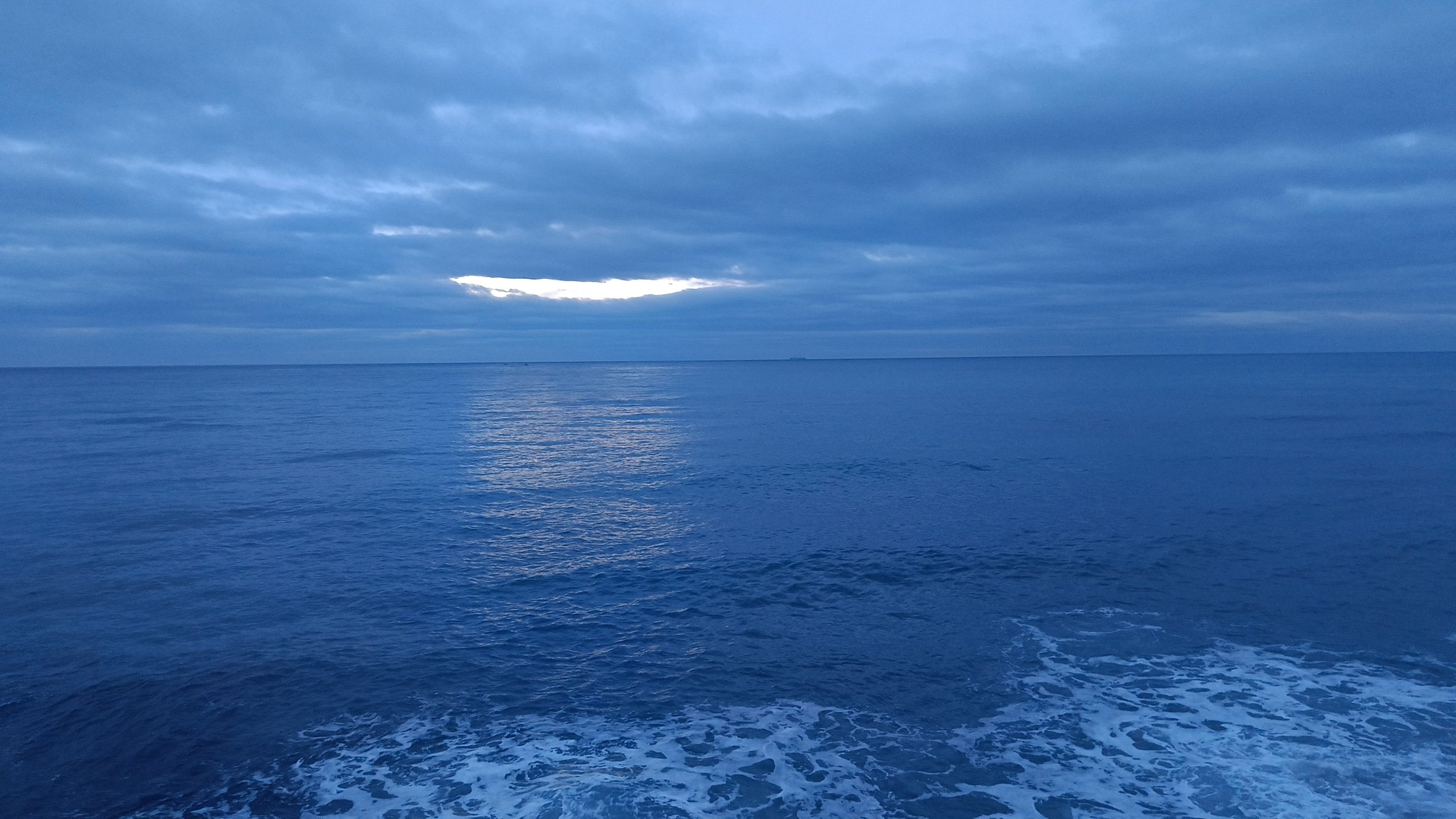L'orizzonte visto dal molo Francheville - Maremontana Running Park